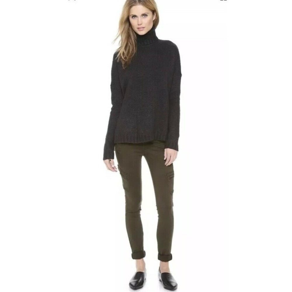 RARE Vince Denim Slim Cargo Khaki Green